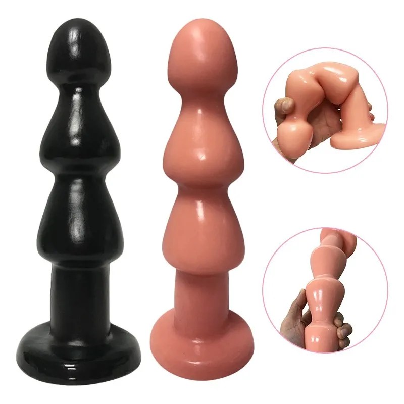 Анальные бусины в форме пагоды Анальная пробка Мужская мастурбация массажер