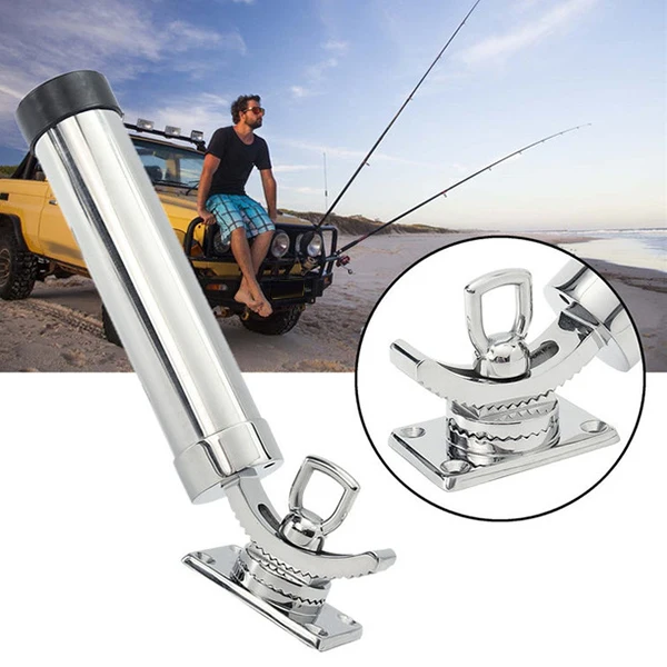 316 нержавеющая сталь Лодка палуба Регулируемая удочка Кронштейн для яхты | Спорт