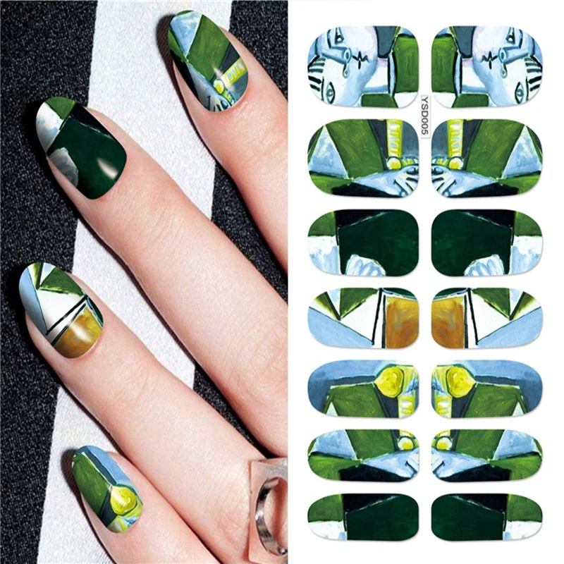 1 лист большой Chry цветок наклейки своими руками ногти искусство переводные с