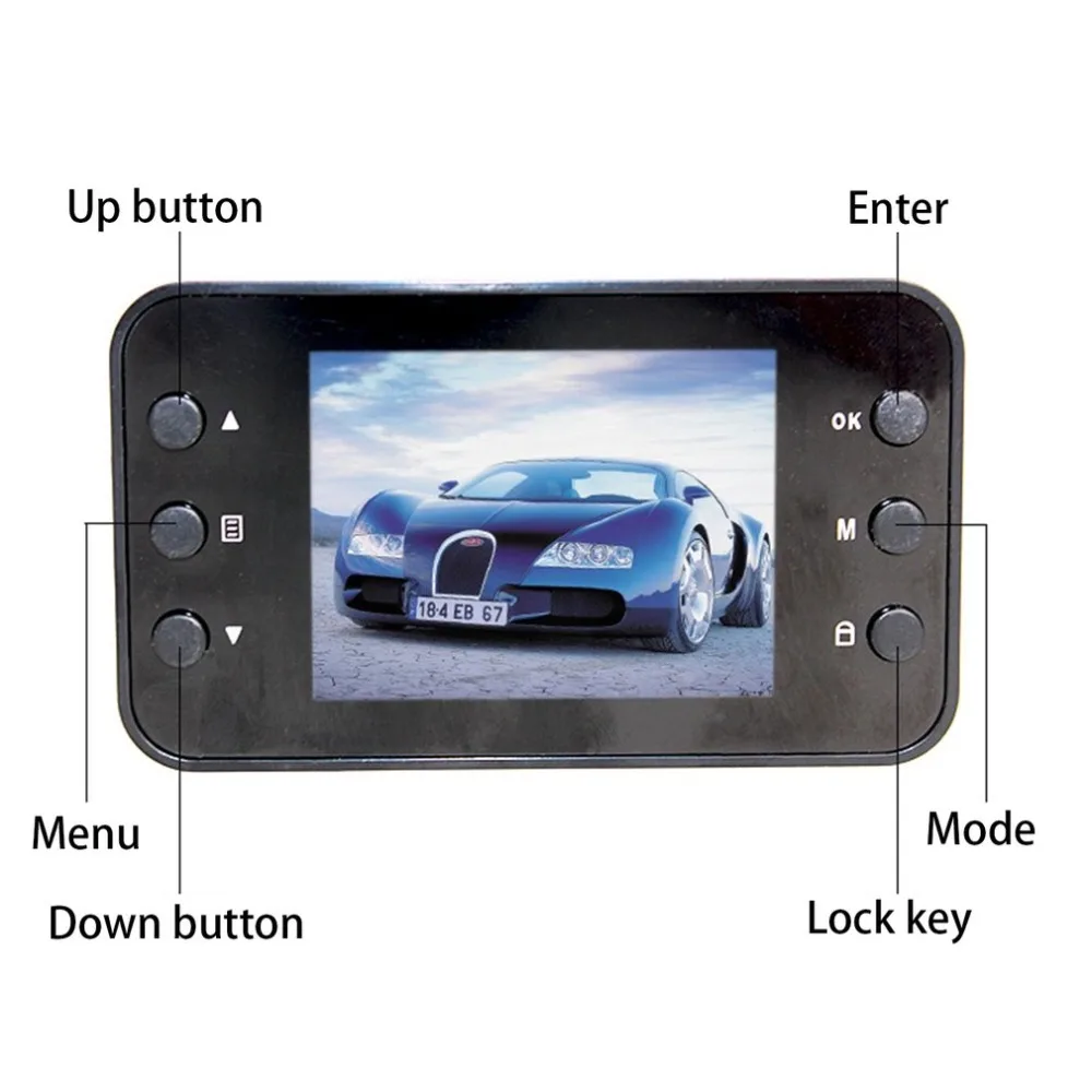 Новый K6000 Автомобильный видеорегистратор 1080P Full HD видео рекордер приборная