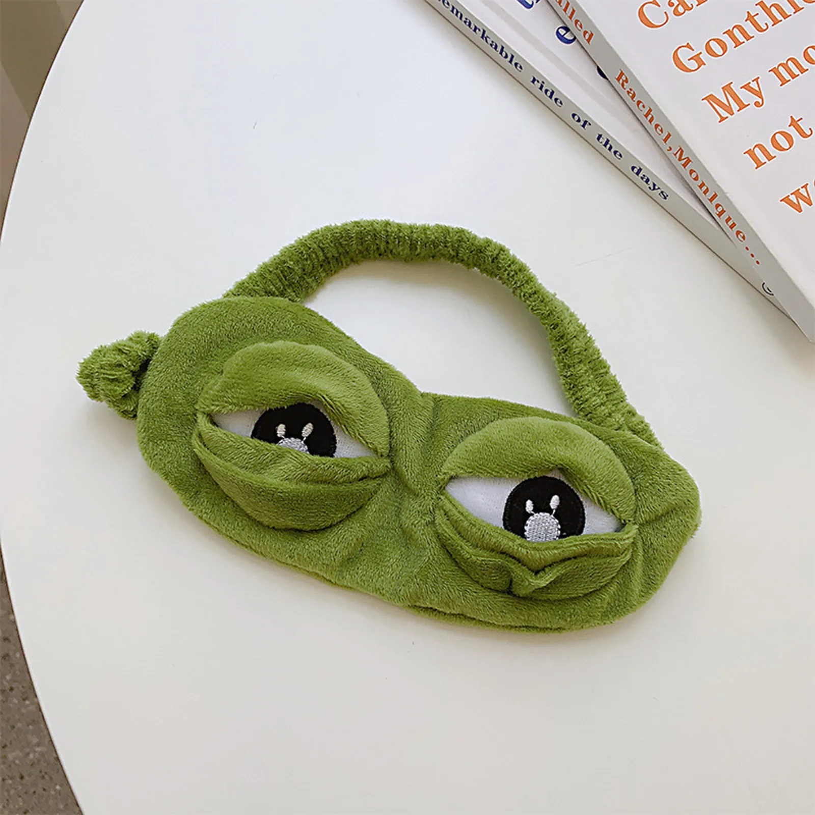 Забавная креативная 3d маска для глаз Pepe The Frog Sad Обложка зеленая фотомаска сна