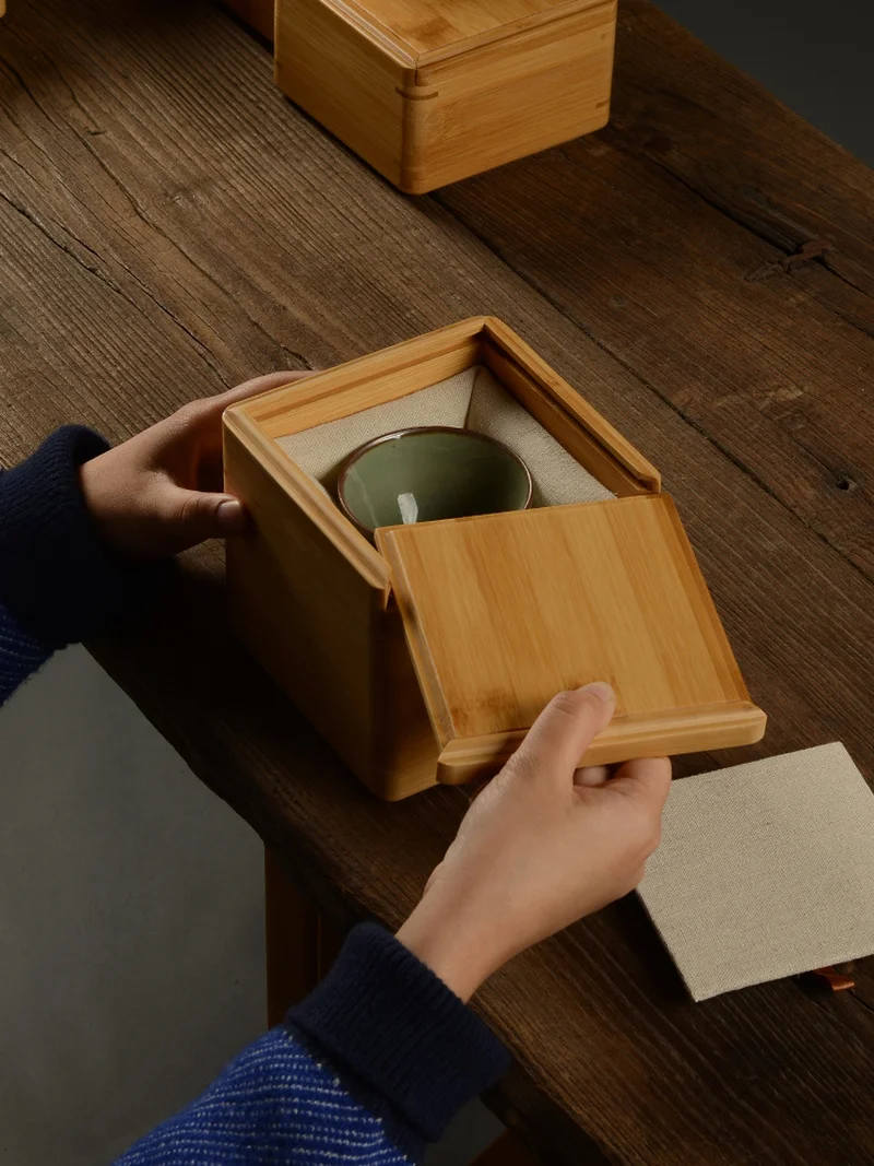 Толстая бамбуковая подкладка для тарелок многоразмерная гастропода контейнер