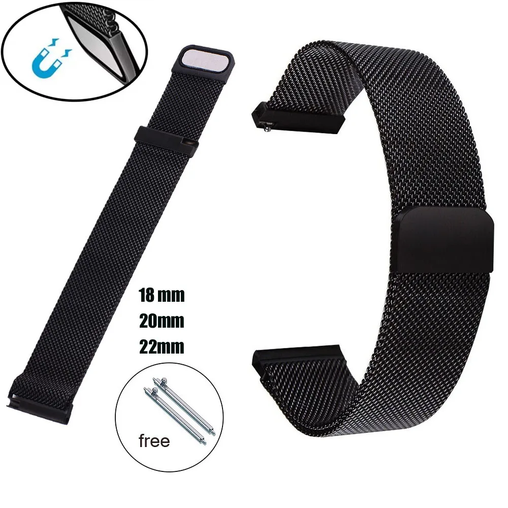 18 20 22 мм металлический ремешок для часов Garmin Vivoactive 3 4 4S смарт браслет браслетов