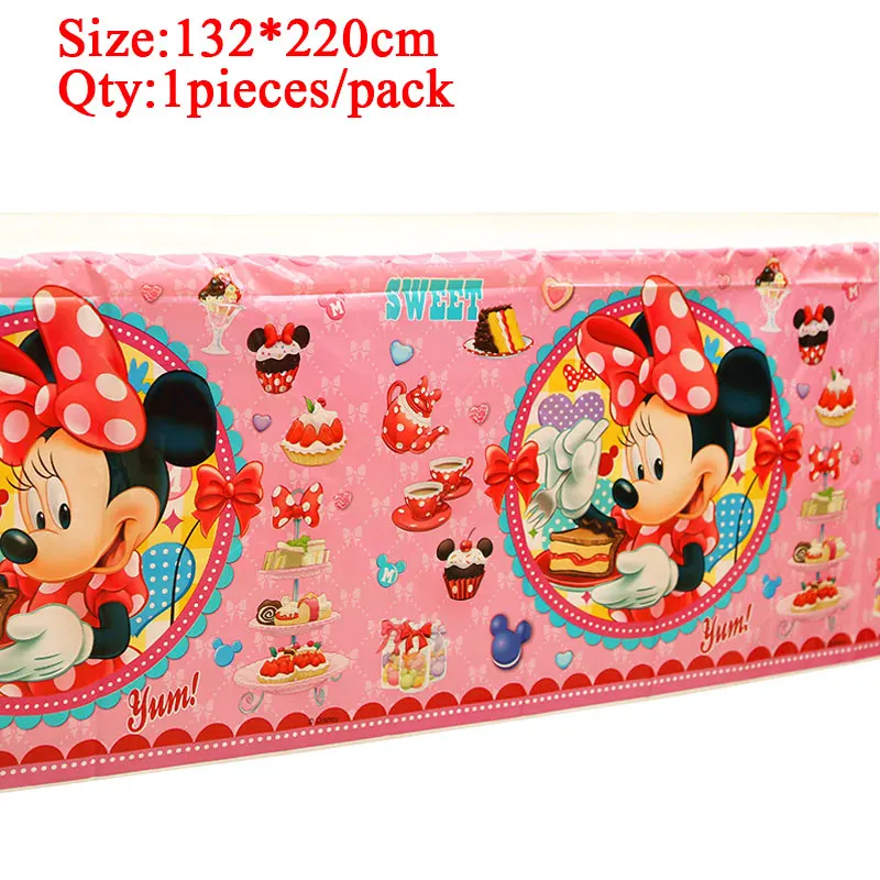

83P Disney Minnie Mouse Theme Cup Plate Napkin Kid Birthday Party Decoration Party Event Supplies Favor Items For Kids 10 People