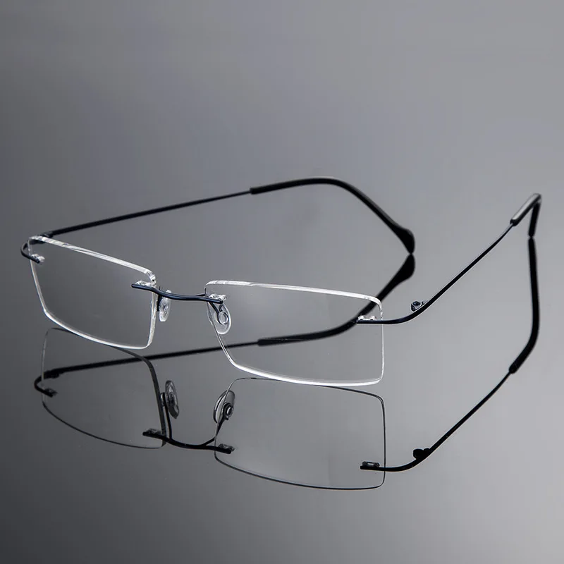 Оправа для очков Vazrobe Мужская титановая без оправы|Мужские очки кадры| |