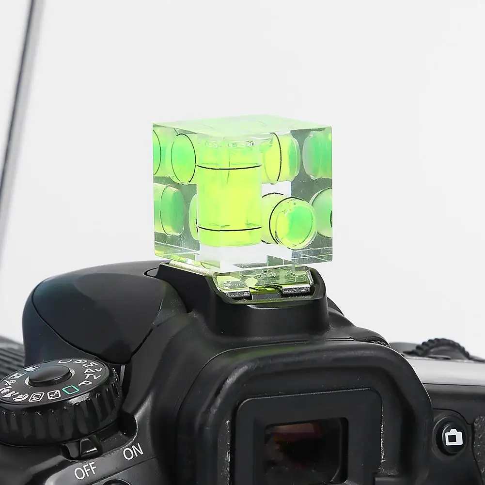 

3-Axis DSLR Camera Bubble Spirit Level for Canon Pentax Nikon Camera Accessories Multidimensional Horizontal Indication