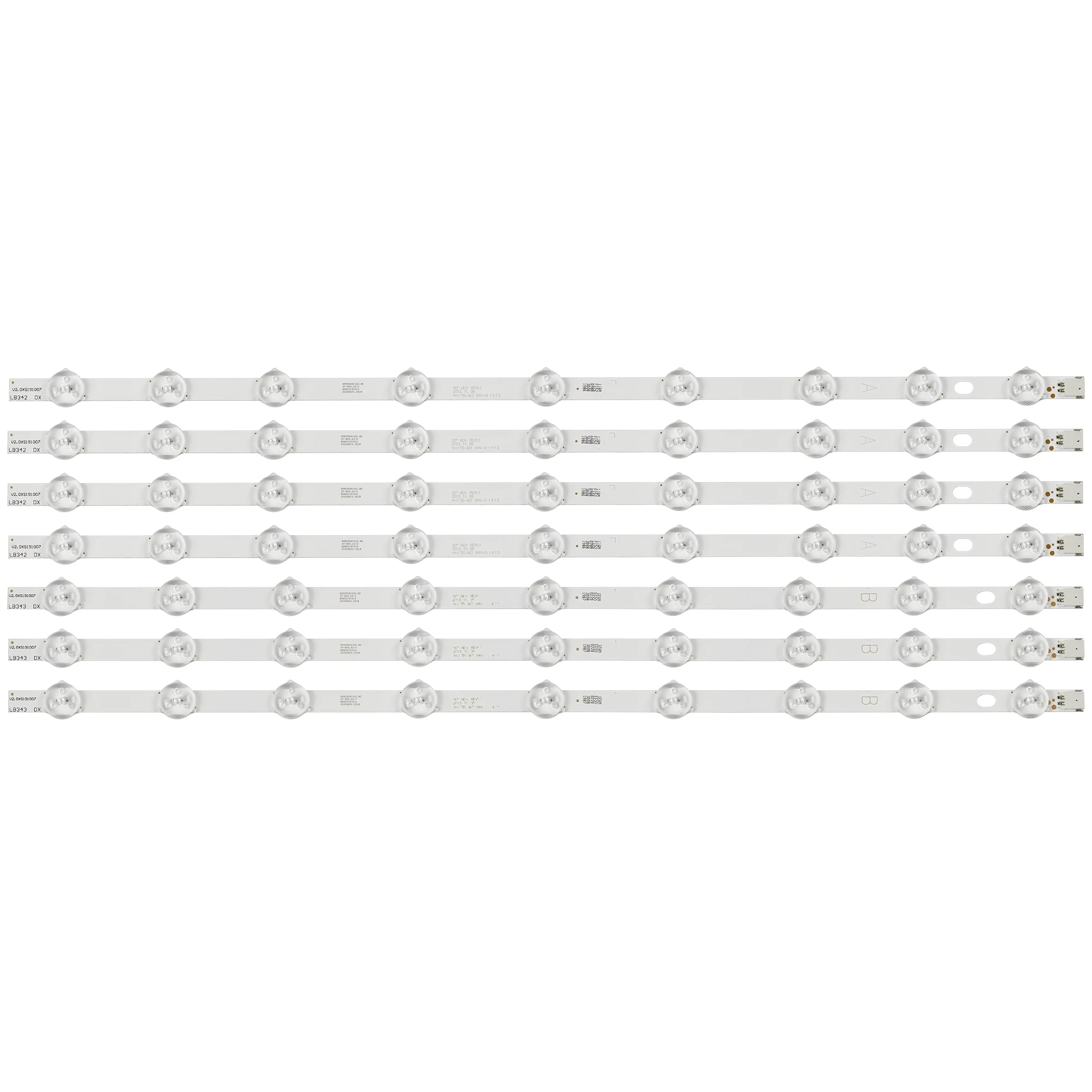 Led para Pana Tira Retroiluminação Sonora Tx-50a300b Hitachi 50hyt62u Vestel Ves500unda Ves500undc-2d-n01 50 Ndv Rev1.1 7 Pçs – Set