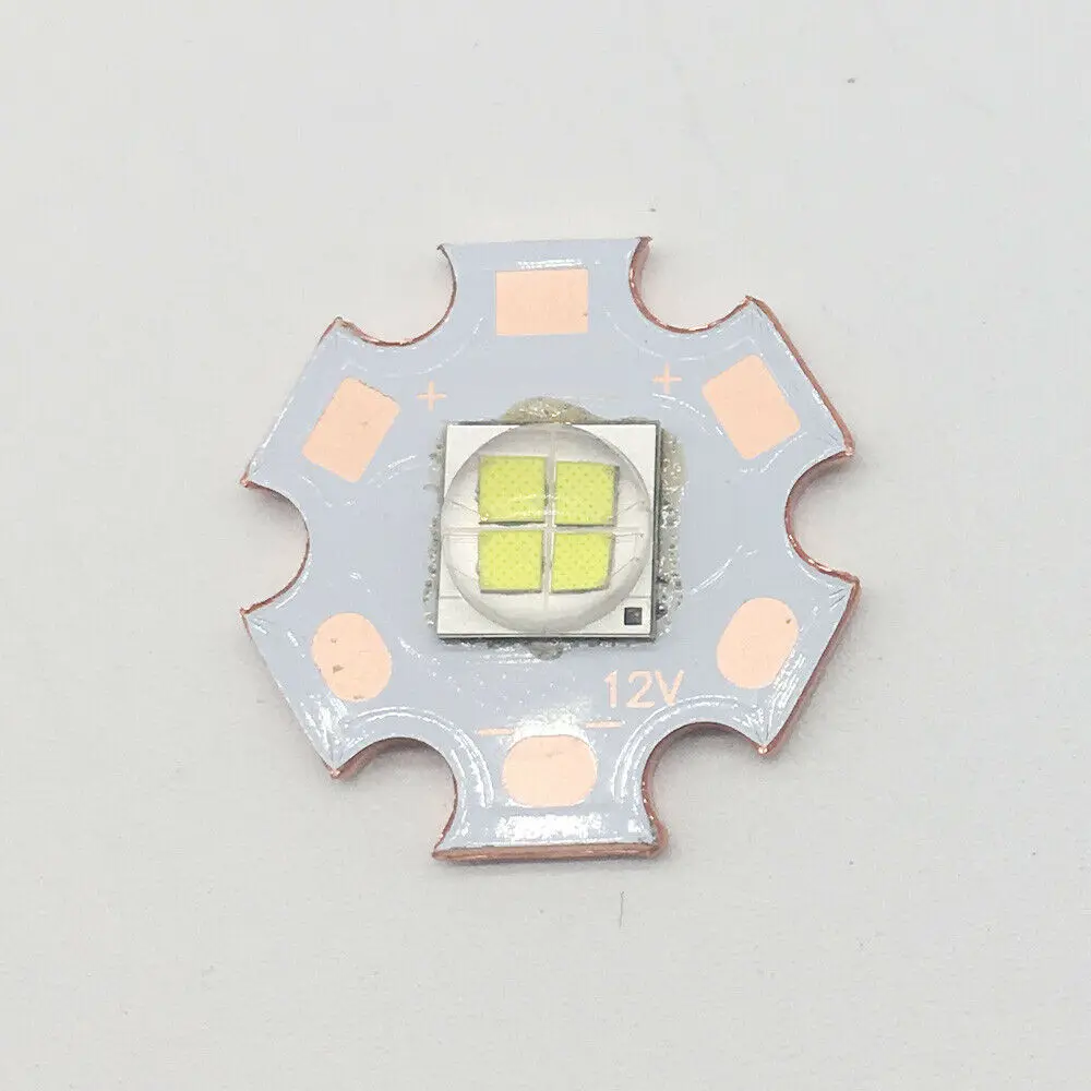 Светодиоды Epi s 7070 20 Вт 12 В 6 в сменный светодиодный излучатель Cree MKR XHP70 XHP50 холодный