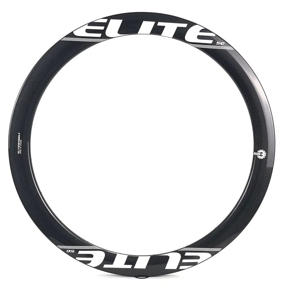 ELITEWHEELS 700C дорожный дисковый тормоз углеродный обод клинчер трубчатый