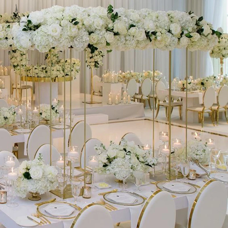 2 шт./лот новая стильная Свадебная металлическая прямоугольная подставка