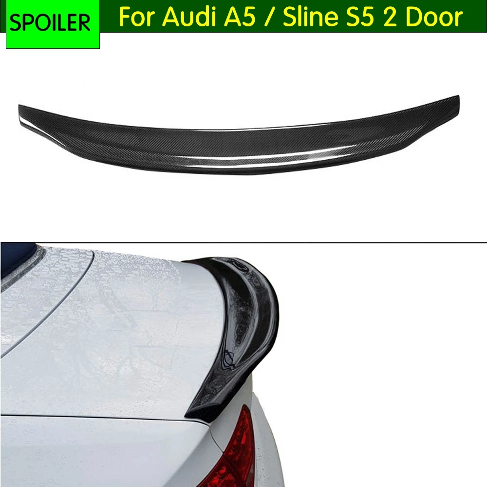 Задний спойлер для багажника из углеродного волокна большой башмак крыло Audi A5 Base