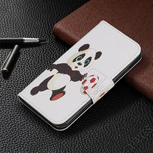 Panda and Ball Стиль, экокожа(полиуретан), кожаный бумажник на магните чехол для Nokia 2,2 3,2 4,2 7,1 5,1 3,1 2,1 5 3 1 плюс подставка держатель для карт Капа Coque - Цвет: Panda and Ball