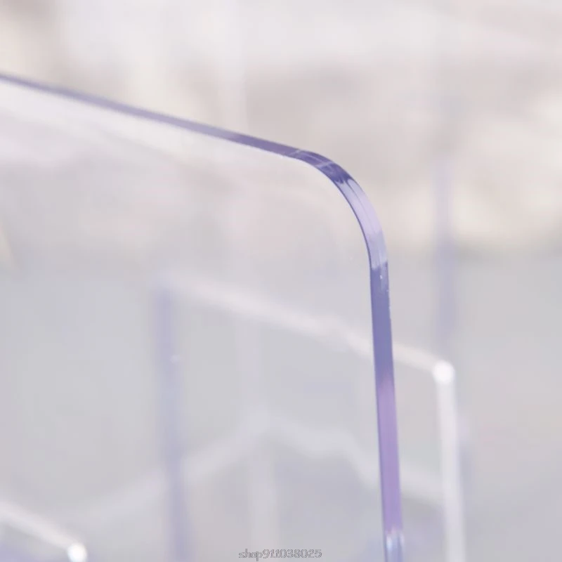 

Acrylic Transparent Multi-layer Bookend Decorative Book Shelf Home Room Office School Library Stationery Supplies Gifts Mar03 21