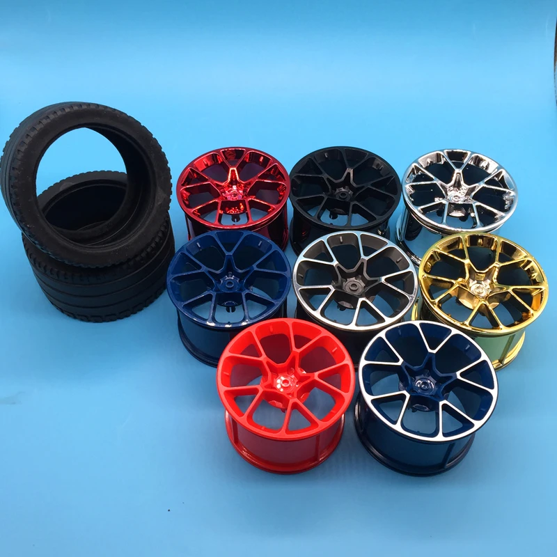 

Tech car building block moc-23799 + 37383 82 * 46mm Bugatti wheel hub connector ev3 assembled toy boy gift