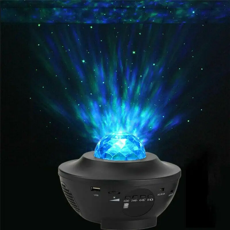 Лазерный светильник Mayitr лазерный с питанием от USB Ночной bluetooth музыкальная