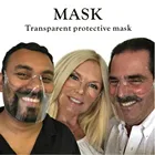 2022, маска, прочная маска, маска для лица, комбинированная пластиковая многоразовая прозрачная маска для лица, повязка, быстрая доставка, защитные маски, Новинка