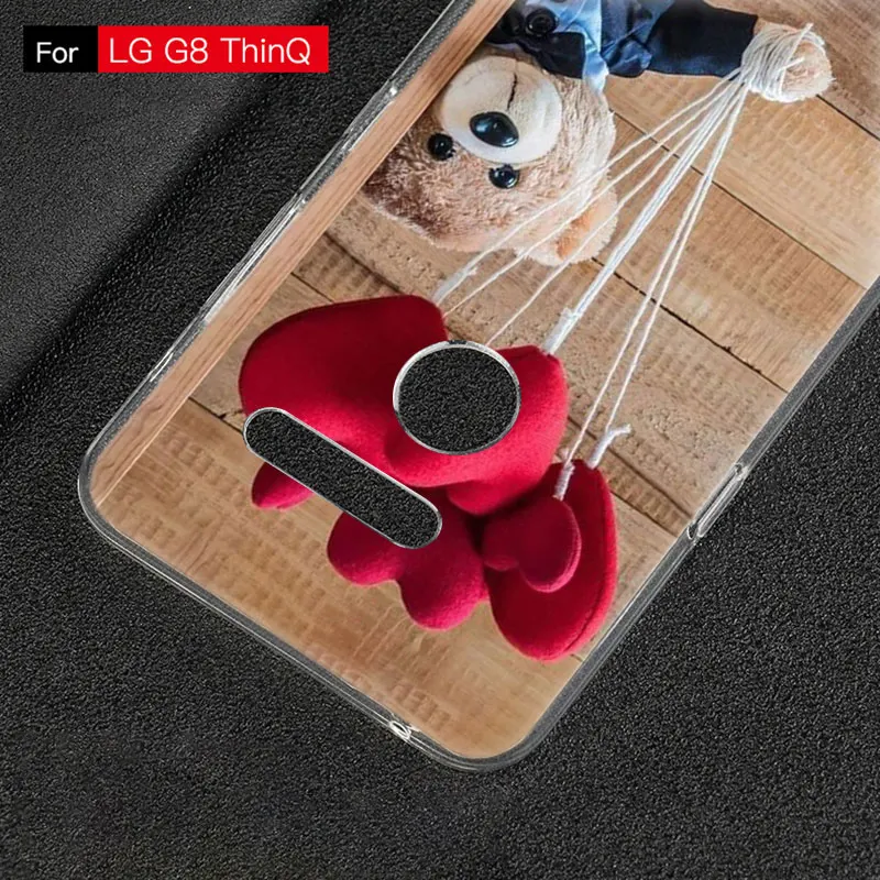 Милый подарок Медвежонок чехол для LG G5 G6 мини G7 G8 G8S V20 V30 V40 V50 ThinQ Q6 Q7 Q8 Q9 Q60 W10 W30 Aristo 2 X