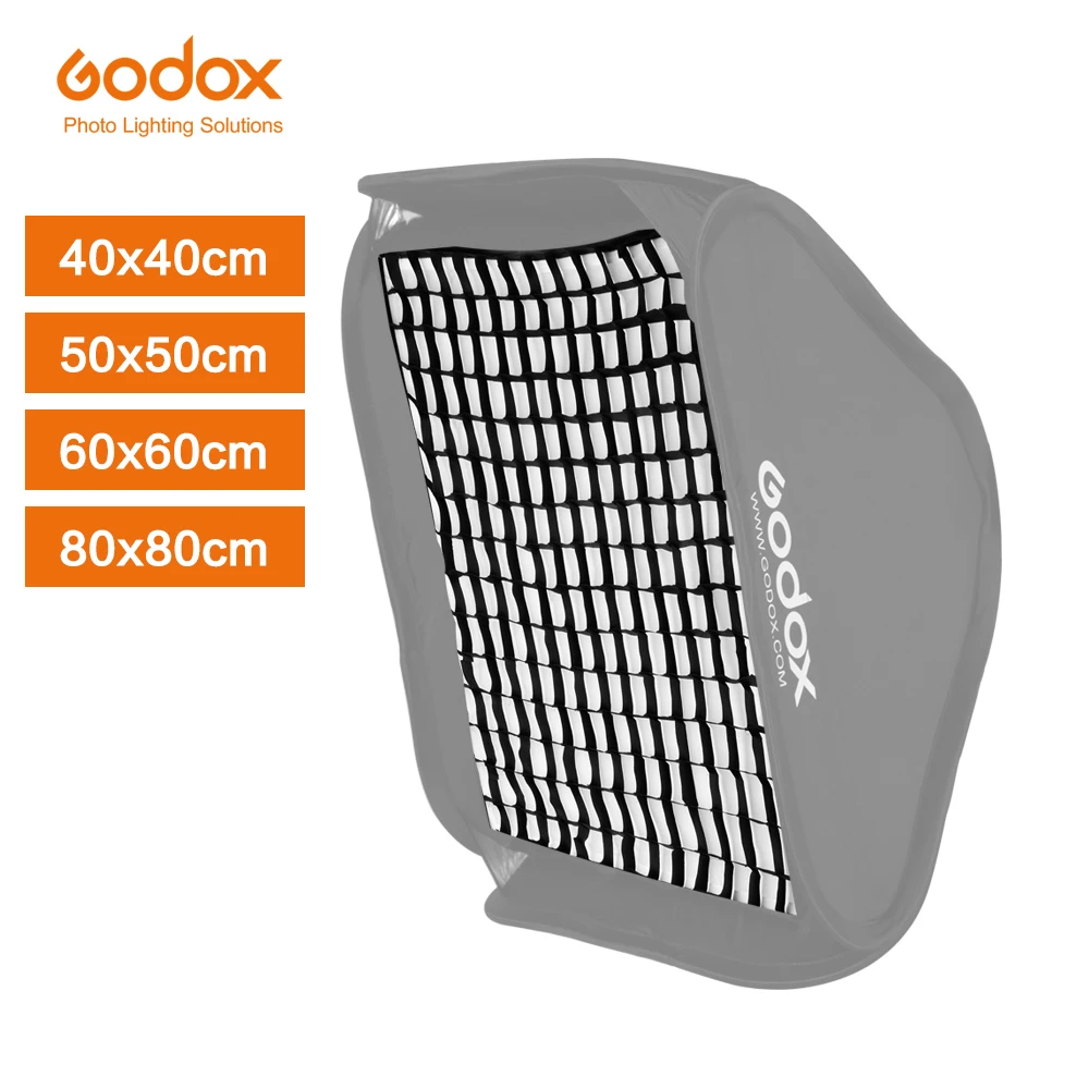Софтбокс Godox портативная сетка для фотосъемки 40x40 см 50x50 60x60 80x80 вспышка студии Srobe