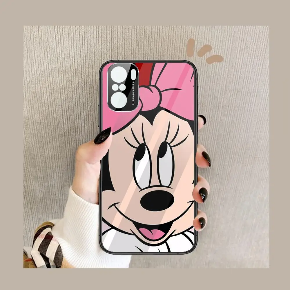 

Disney Cartoon Mouse Lovely Phone Case For POCO F1 F2 F3 Pro X3 M3 9C 10T Lite NFC Anime Black Cover Silicone Back Prett mi 10 u