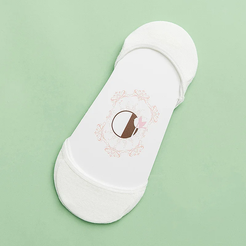 Носки-следки Женские однотонные из силикагеля 1 пара = 2 шт.