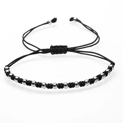 Style B Mcllroy Шарм мужской браслет модный роскошный золотой цвет регулируемый плетеный браслет из бисера браслеты ручной работы мужские ювелирные изделия bileklik - Окраска металла: Style B