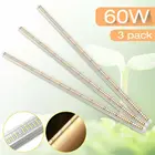 Лампа светодиодная полного спектра для выращивания растений, 3 шт., 60 Вт