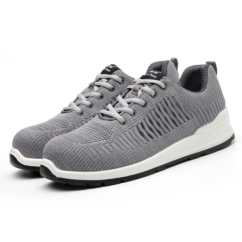 Мужские весенне осенние дышащие кроссовки с защитой от проколов уличная