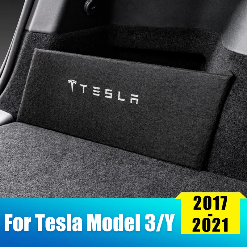 

Car Trunk Boot Baffle Partition For Tesla Model 3 Y 2017- 2020 2021 Model3 M3 Rear Tail Box Storage Organize Baffle Accessories