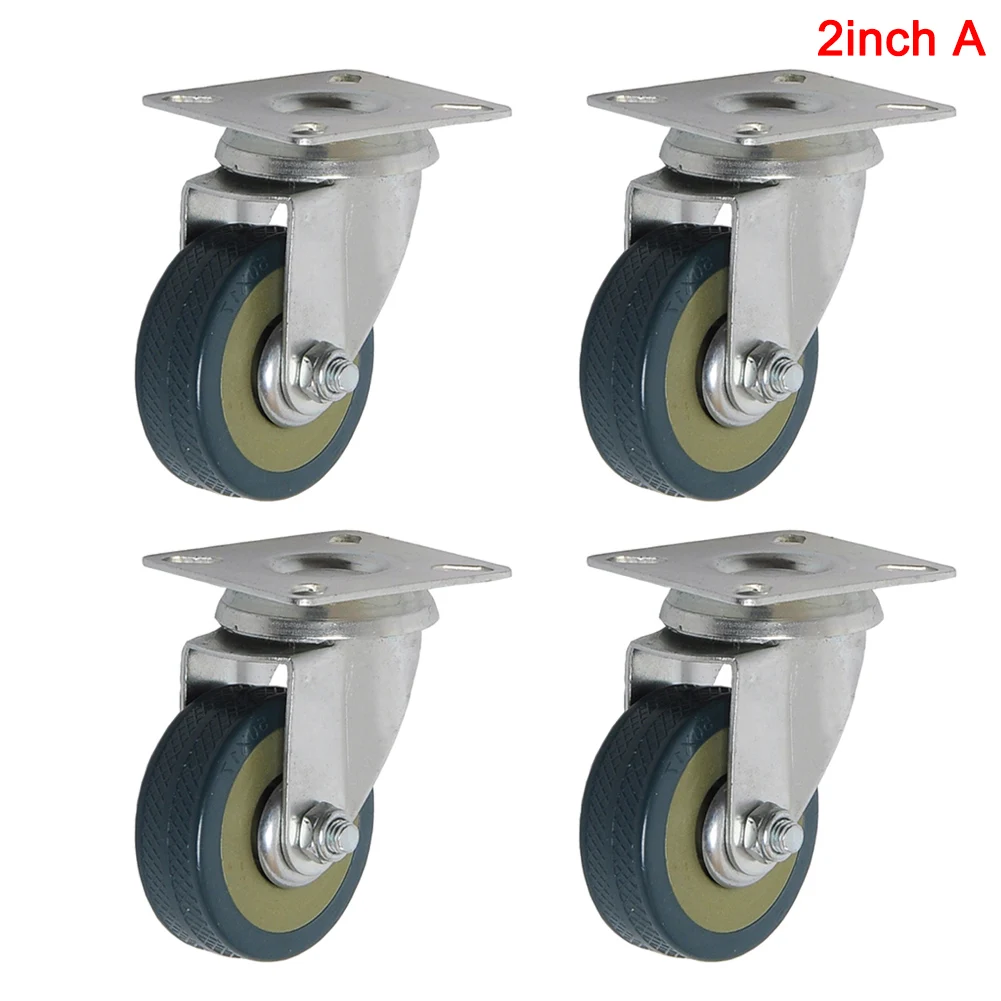 Ролики Из ПВХ 4 шт. ролики сверхмощные 2/3 дюймовые пневматические колесики без