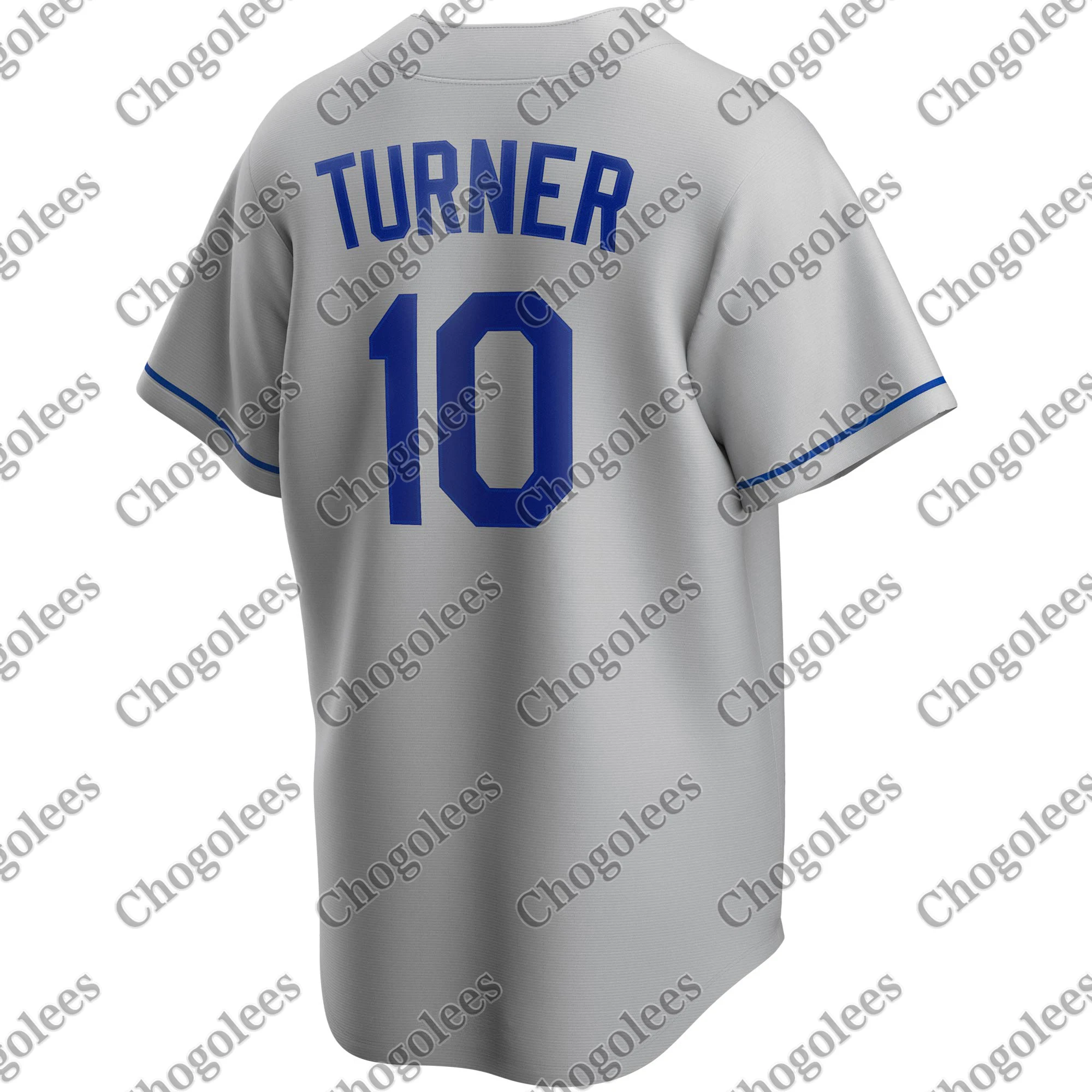 

Baseball Jersey Justin Turner Los Angeles Road 2020 Player Jersey - Gray