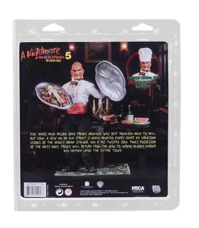 NECA A &quotКошмар на улице Вязов&quot Freddy Krueger Chef Edition ПВХ экшн-фигурка коллекционная