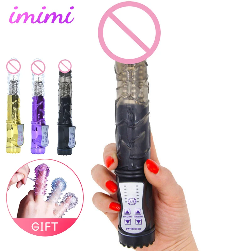 Интимные товары Вращающийся вибратор женская секс игрушка огромный