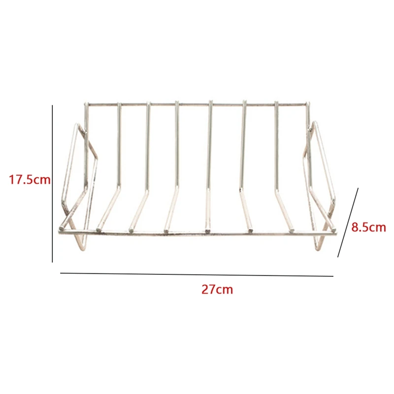 Ребристая стойка для барбекю ребристая гриля курения жарки из нержавеющей стали