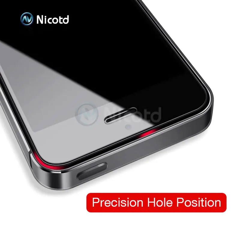 Защита экрана из закаленного стекла Nicotd для iphone 5 SE Защитная пленка 7 8 9|glass