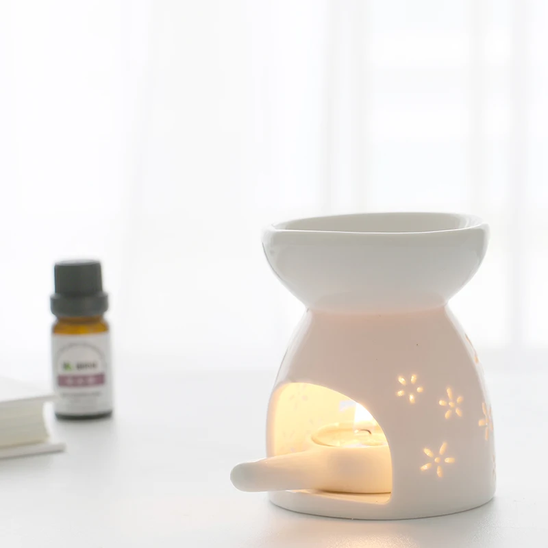 Курильница для благовоний Mini подсвечник керамический белый Ароматический