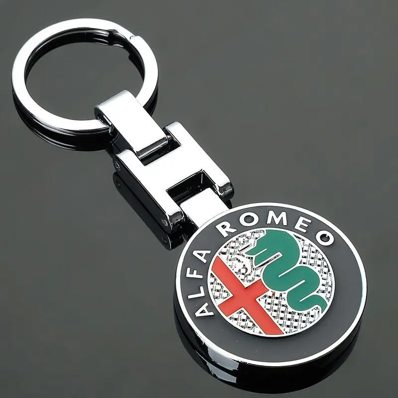 3D металлический брелок для ALFA ROMEO высокое качество ключей Mito 147 156 159 166 Giulietta Spider GT