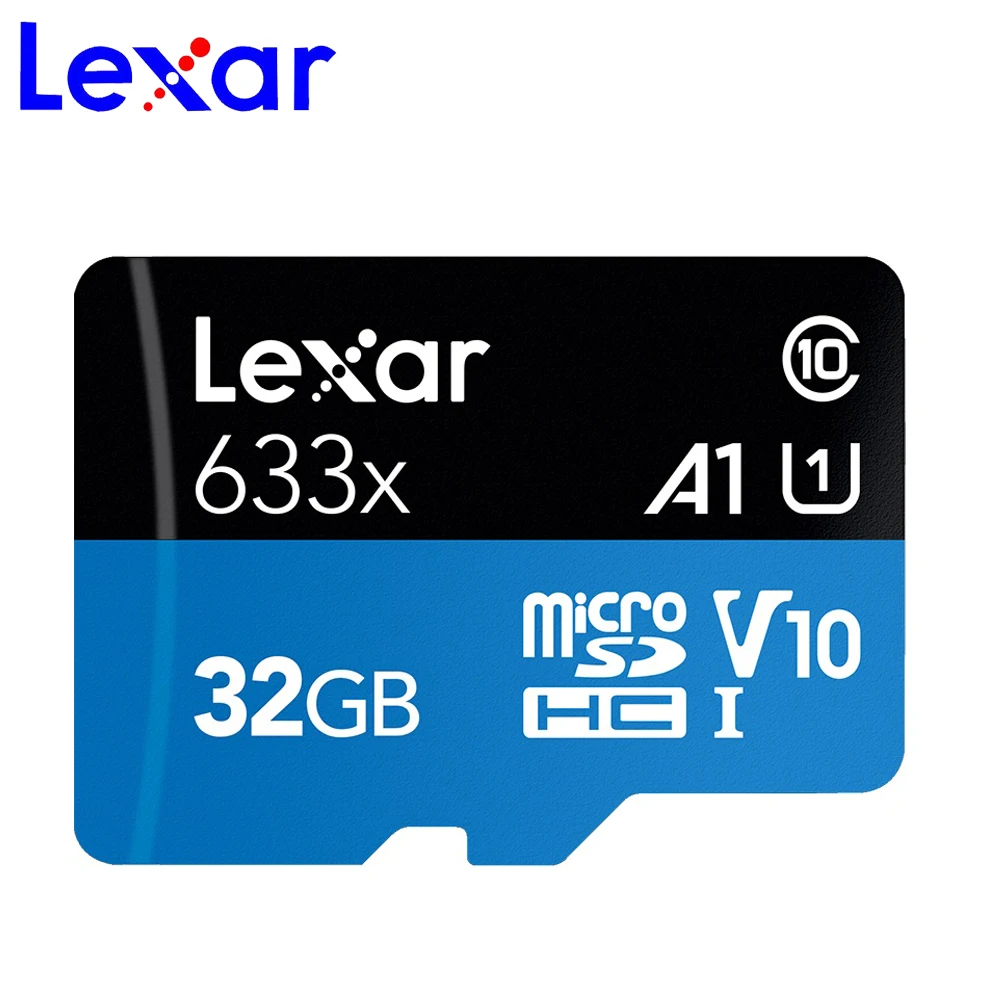 32 Гб Lexar карта памяти SD 633x95M UHS-I Flash micro sd 512gb 1 ТБ microsd для дрона Gopro Sport camera SDXC Store card 32gb 64gb 128GB - Емкость: 32 Гб
