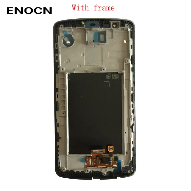 Оригинальный дисплей ENOCN для LG G3 ЖК с сенсорным экраном дигитайзер рамкой сменный