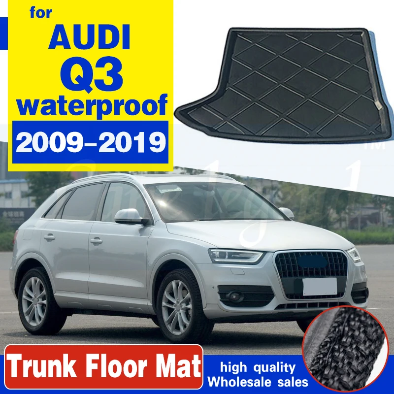 Подкладка для багажника AUDI Q3 2009-2019 коврик напольный грязеотталкивающий ковер 2010