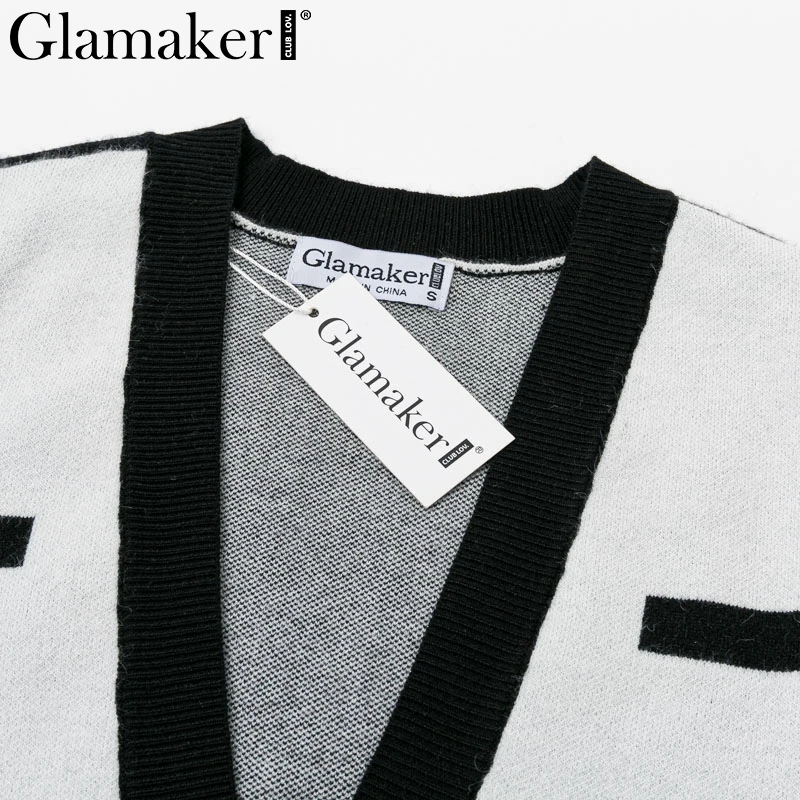 Glamaker, полосатый короткий свитер, белое платье, Осеннее, глубокий v-образный вырез, трикотажное, сексуальное, облегающее платье, элегантные, вечерние, для ночного клуба, модное платье