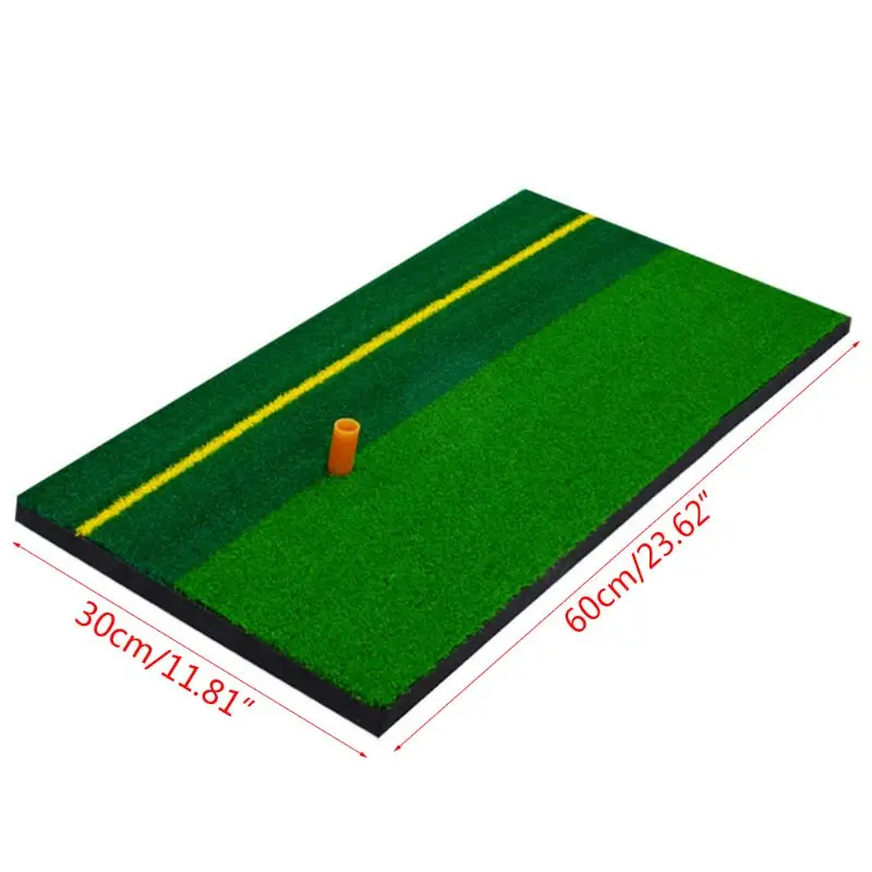 

Golf Exercise Mat Training Hitting Grass Pad with Ball Backyard Indoor Practice Aids Rubber Tee Holder Fitness Supplies