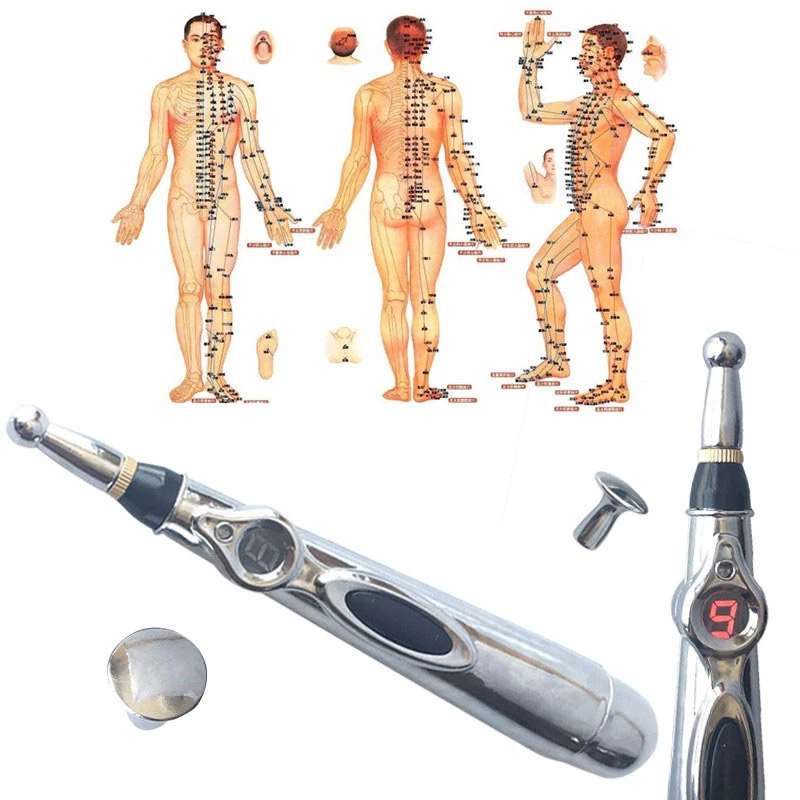 

Electronic Acupuncture Pen Electric Meridians Laser Therapy Heal Massage Pen Relief Pain Tools Health Body Meridian Energy Pen
