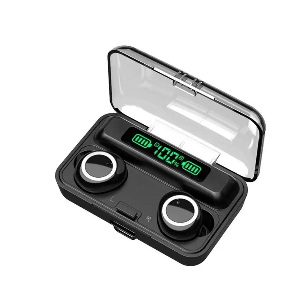 50% Off F9-3 Bluetooth наушники цифровой Дисплей стабильная передача эргономичный