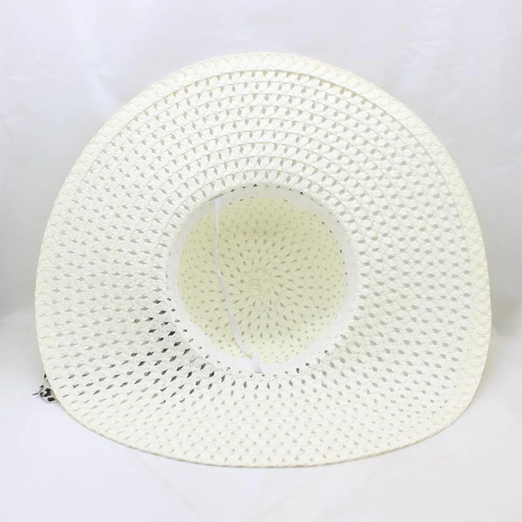 Женская пляжная соломенная шляпа с леопардовым принтом | Аксессуары для одежды