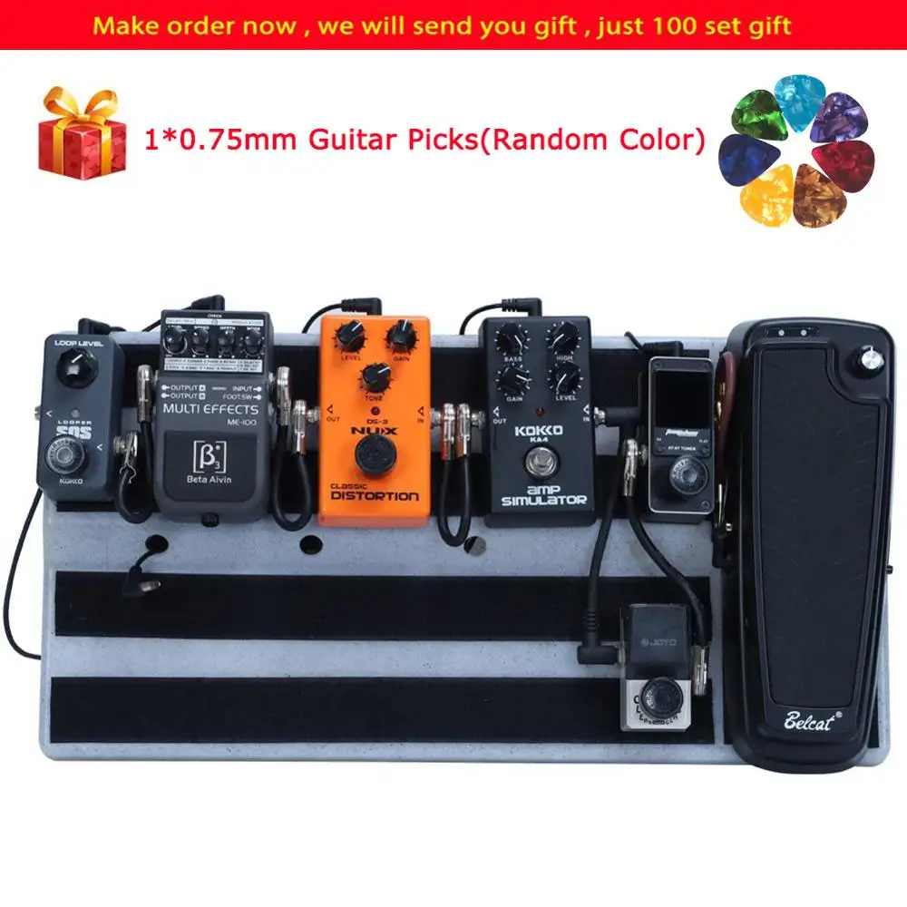 Гитарной педали мастерство эффект Pedalboard RockBoard скрыть силовая гитара для создания