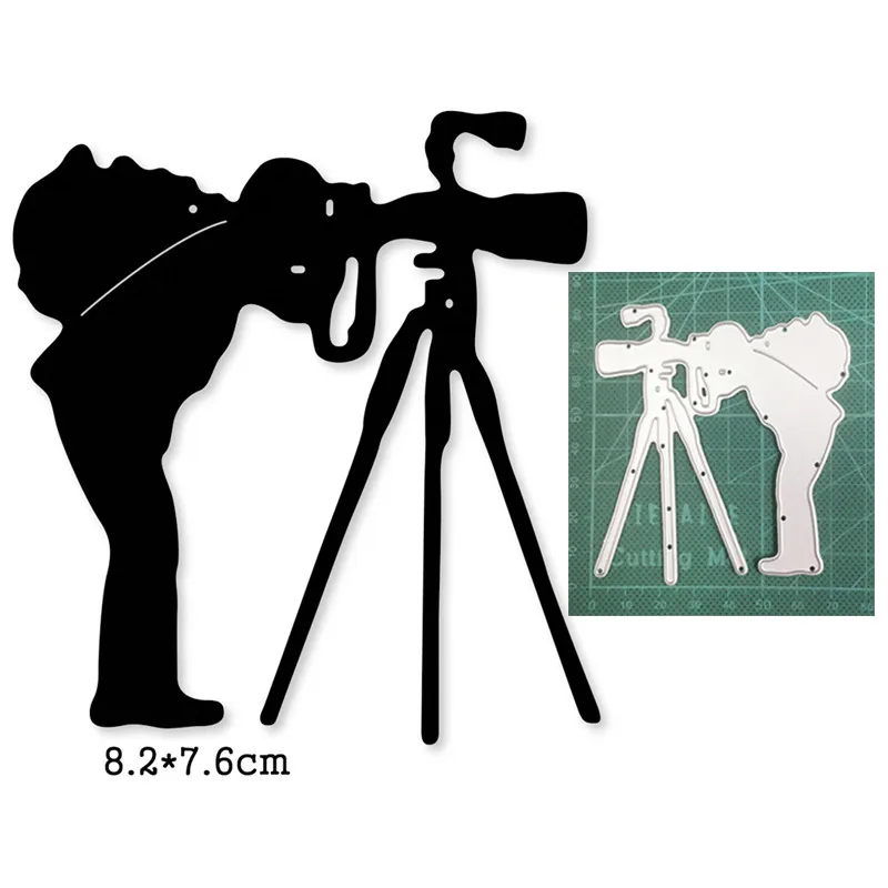 Новинка 2021 металлические штампы для фотосъемки мужские резки украшение