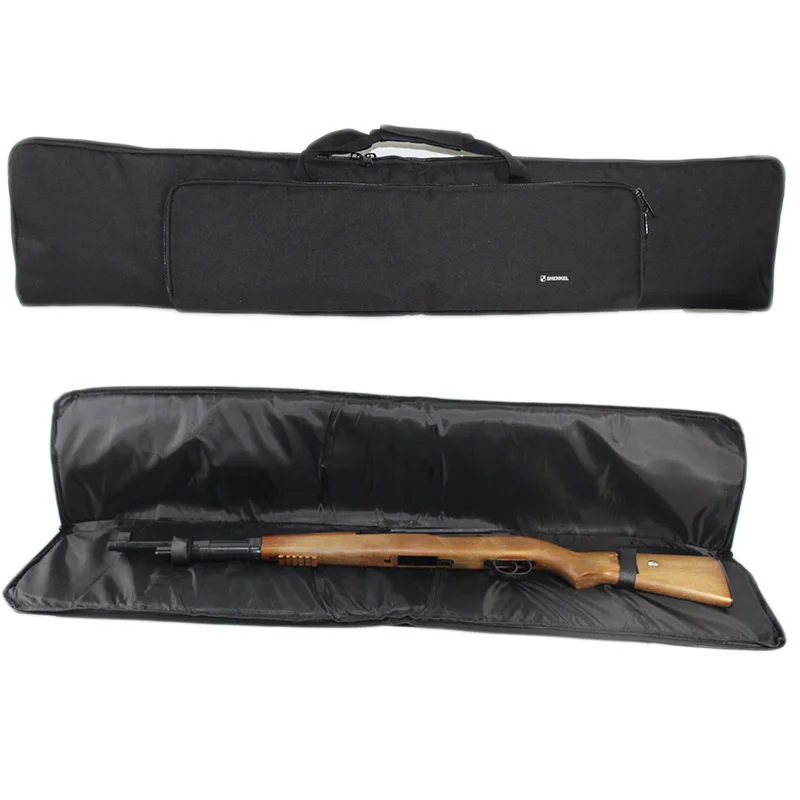 

120cm Hunting Gun Bag Case Backpack Rifle Case Airsoft Bag For Kar98K AR15 M24 Rifle Carbine Carrying Bag Case With Double Strap