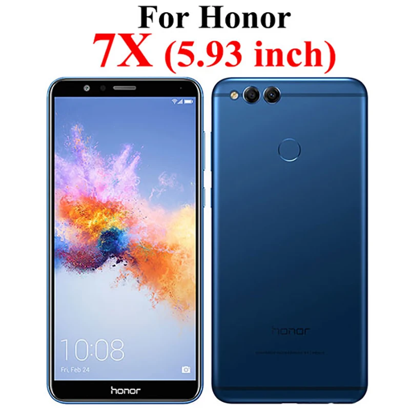 Protective Glass on the honor 8x 7x 9x 7 8 9 X 10 phone case Screen Protector for huawei honer x8 x9 safety film Accessories |