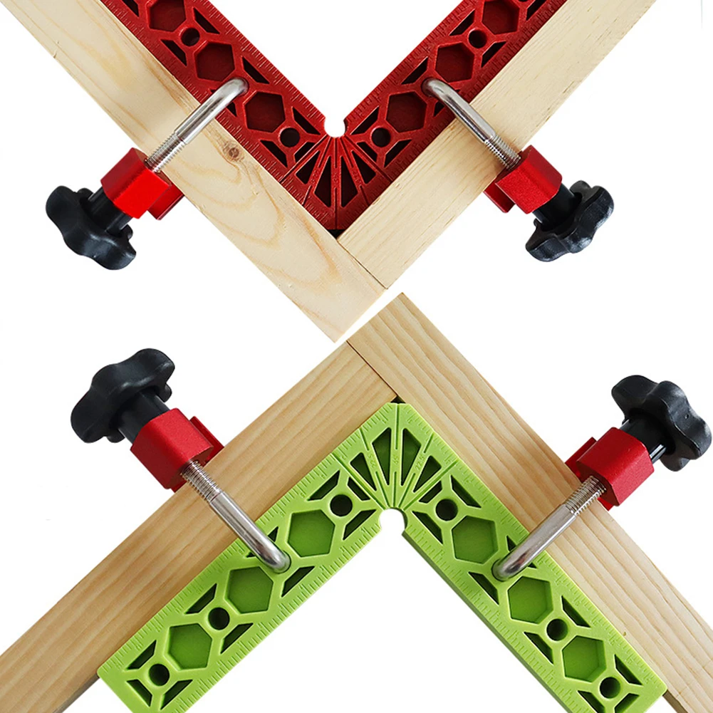 

150mm Carpenter Woodworking Square Corner Clamping Ruler Right Angle 90 Degrees L-Shaped Auxiliary Fixture Positioner Clips