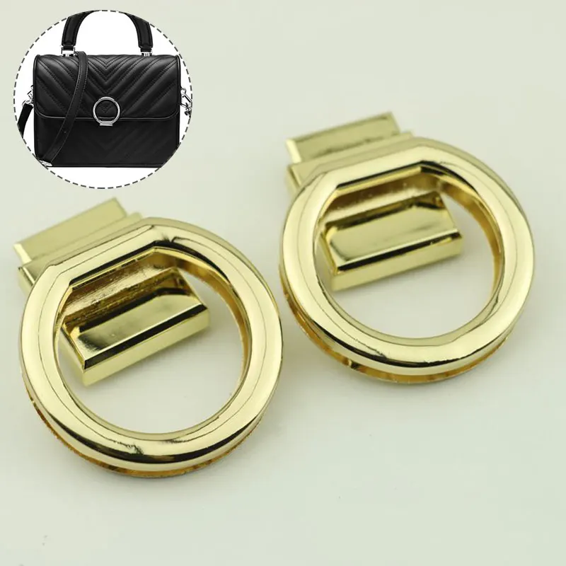 

Golden Metal Clasp Twist Lock Metal Clasp Turn Lock Twist Lock DIY Handbag Craft Bag Purse Hardware Fold Stuck bag Accessories